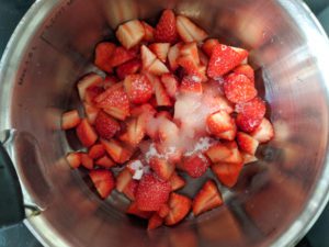 Cuire les fraises